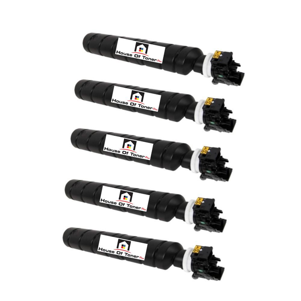 Compatible Toner Cartridge Replacement For Kyocera/Copystar TK6327 (TK-6327) Black (5-Pack)