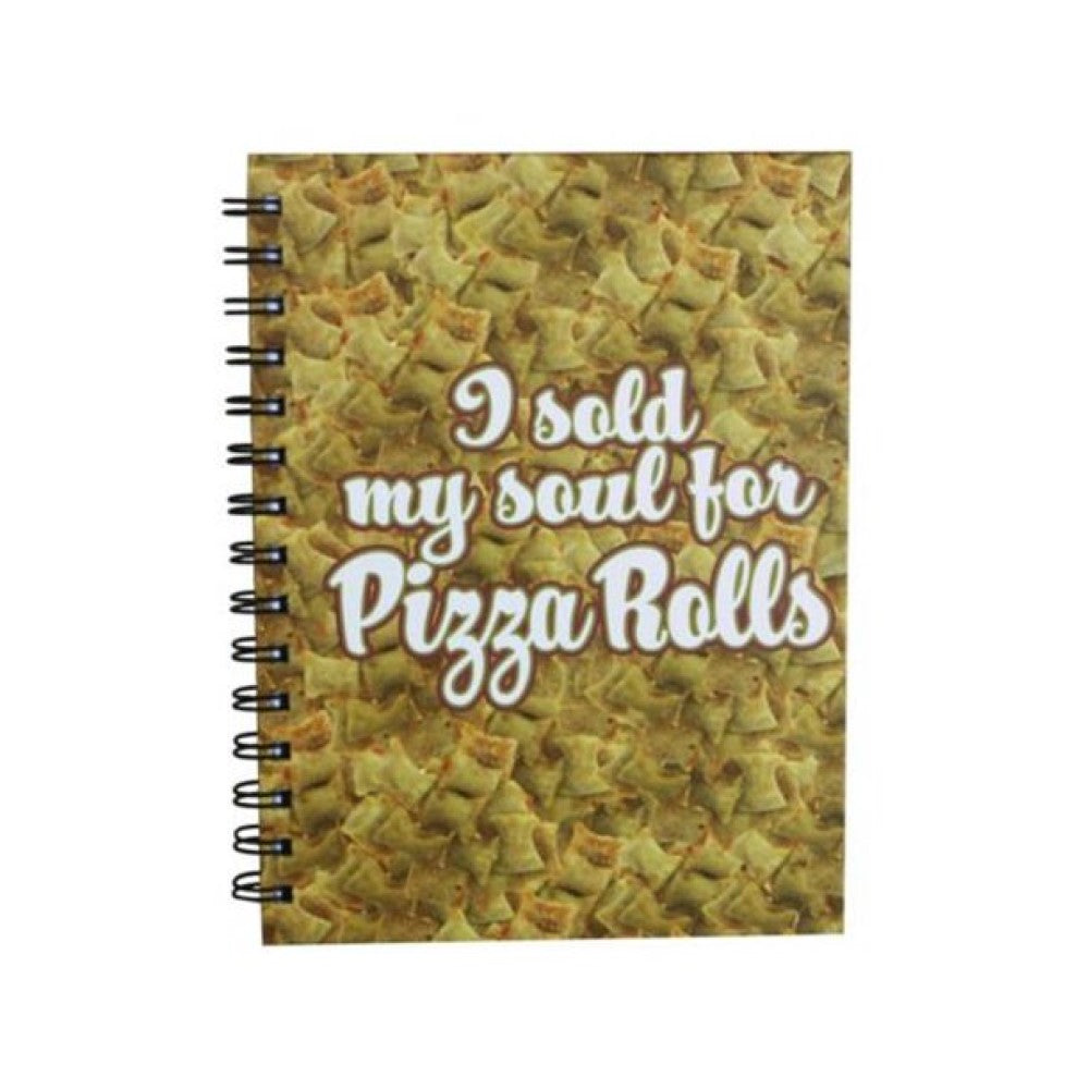CS113 I Sold My Soul For Pizza Rolls 100 Page Lined Spiral Journal