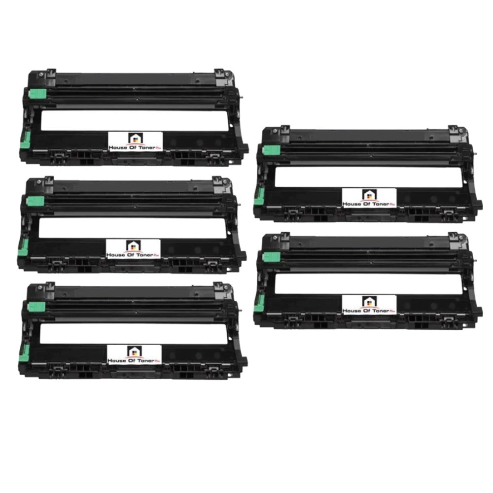 Compatible Drum Unit Replacement for Brother DR210CL (DR-210CL) Drum Set (5-Pack)