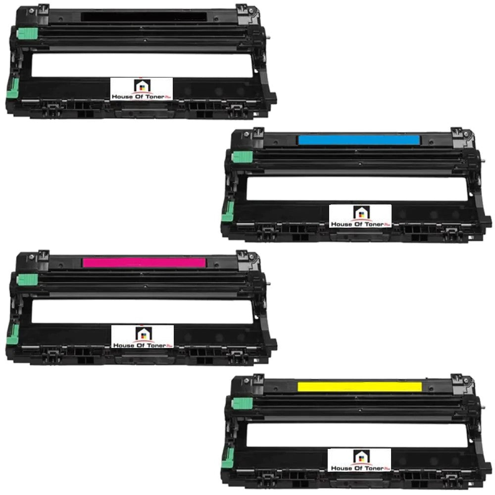 Compatible Drum Unit Replacement For Brother DR223Y, DR223M, DR223C, DR223BK (DR-223Y, DR-223C, DR-223M, DR-223BK) Yellow, Magenta, Cyan, Black (18K YLD) 4-Pack