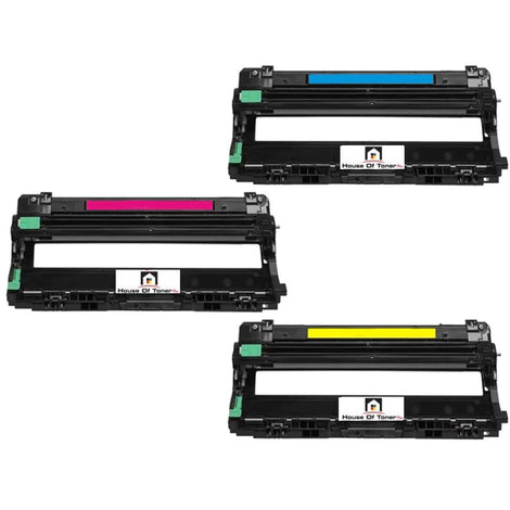 Compatible Drum Unit Replacement For Brother DR223Y, DR223M, DR223C (DR-223Y, DR-223C, DR-223M) Yellow, Magenta, Cyan (18K YLD) 3-Pack