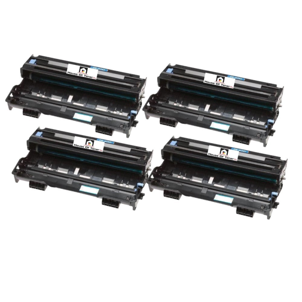 Compatible Drum Unit Replacement for BROTHER DR400 (DR-400) Black (4-Pack)