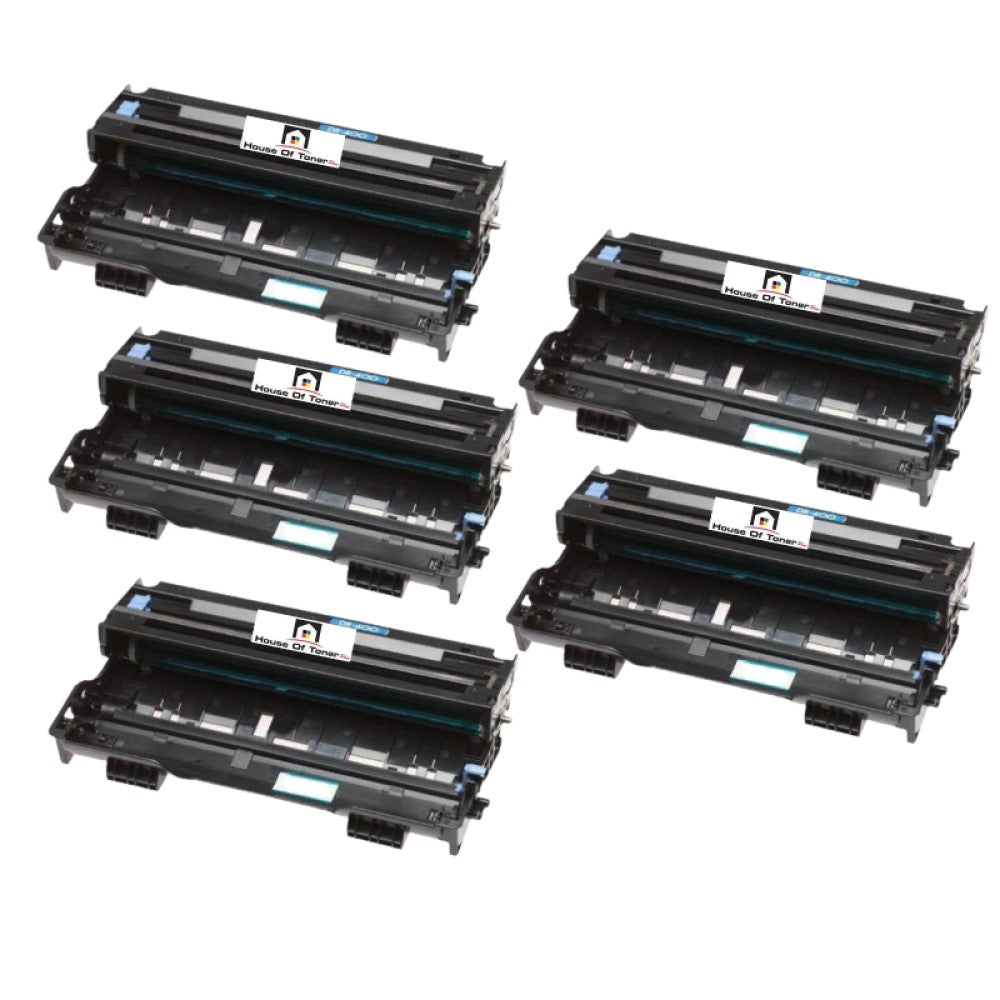 Compatible Drum Unit Replacement for BROTHER DR400 (DR-400) Black (5-Pack)