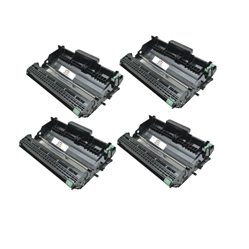 Compatible Drum Unit Replacement for BROTHER DR420 (DR-420) Black (4-Pack)