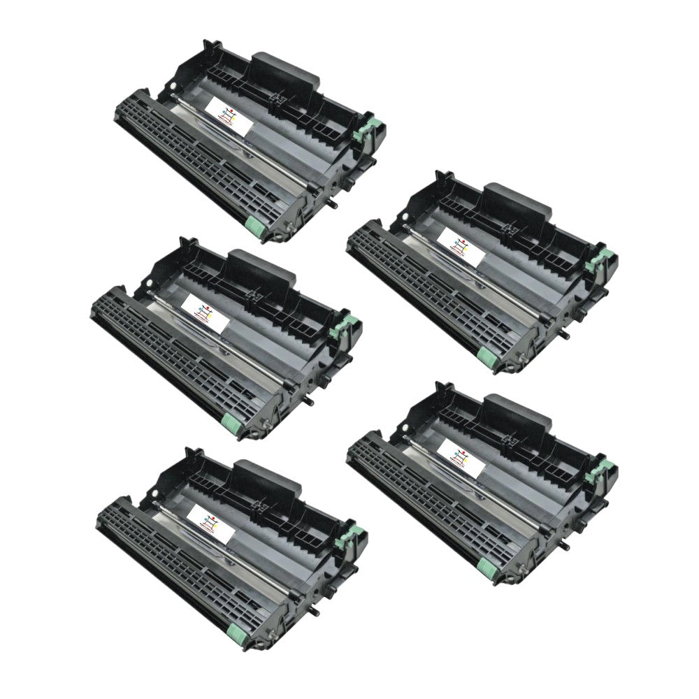 Compatible Drum Unit Replacement for BROTHER DR420 (DR-420) Black (5-Pack)