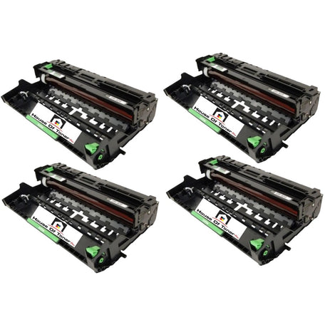 Compatible Drum Unit Replacement for BROTHER DR820 (DR-820) Black (4-Pack)