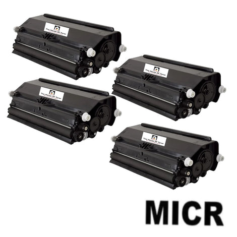 Compatible Toner Cartridge Replacement for Lexmark E460X21A (Black) 15K YLD (W/MICR) 4-Pack