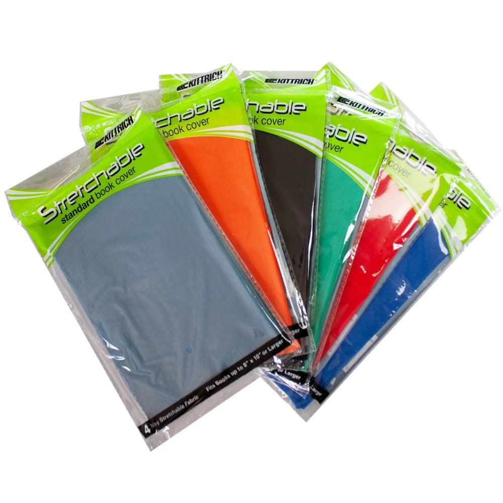 FB567 Kittrich Stretchable Book Cover in Assorted Colors