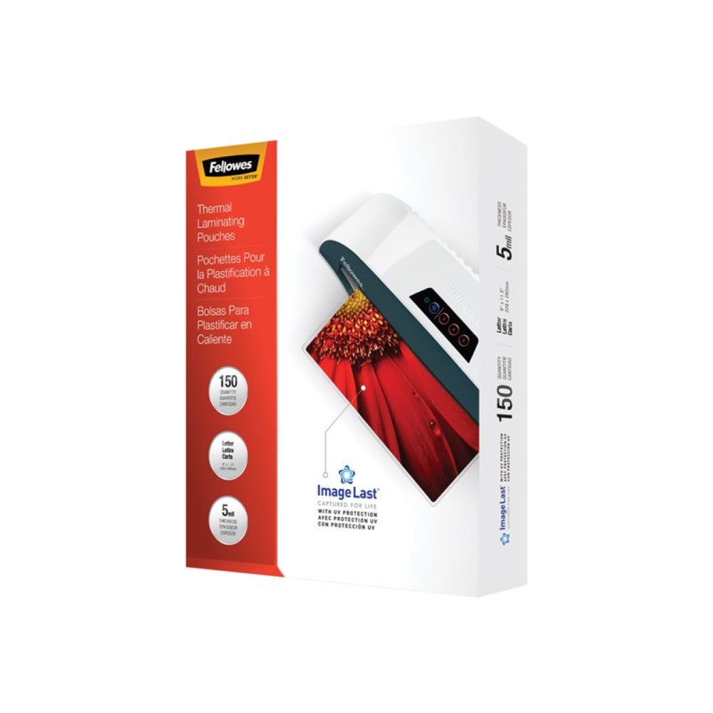 FEL52040 Fellowes ImageLast Letter - 100-pack - clear - clear - 9 in x 11.5 in glossy laminating pouches