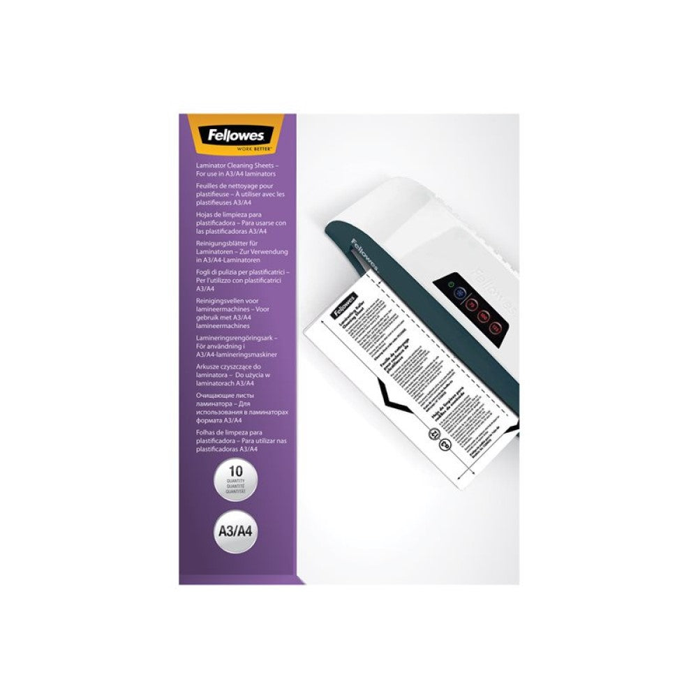 FEL5320603 FELLOWES 5320603 10pk CLEANING SHEETS