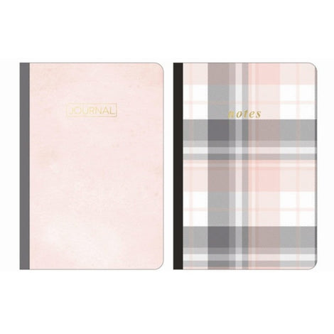 GB200 Pink And Plaid Assorted Journals