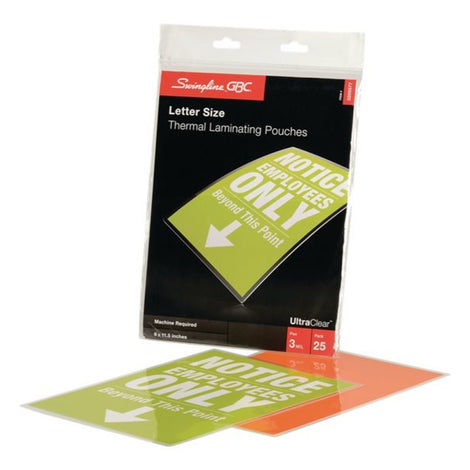 GBC3200579 Swingline GBC - 25-pack - ultra clear - glossy laminating pouches