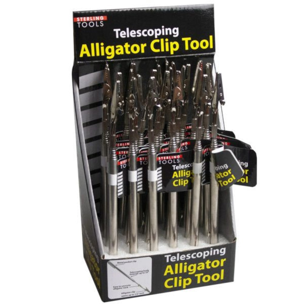 GE437 Extendable Alligator Clip with Telescoping Handle