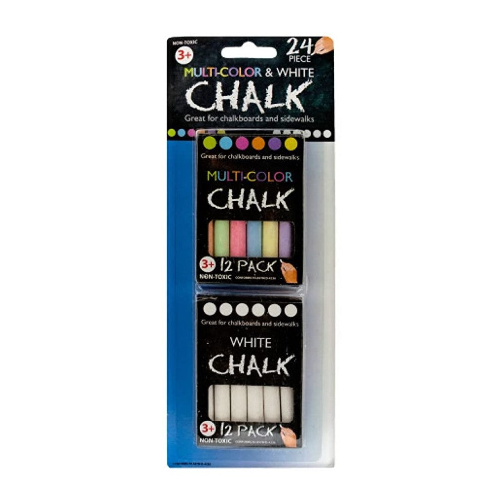 GM821 Multi-Color & White Chalk Set