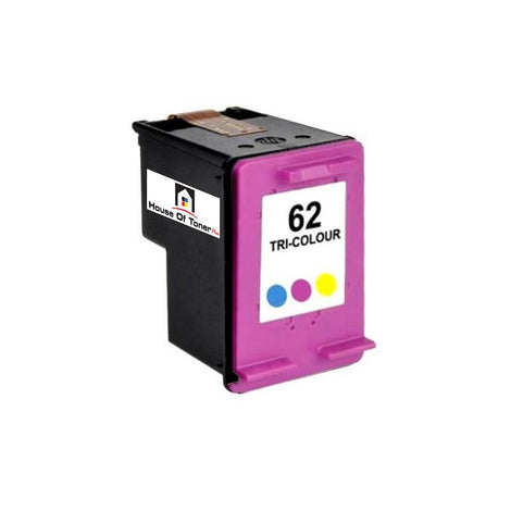 Compatible Ink Cartridge Replacement for HP C2P06AN (62, Tri-Color)
