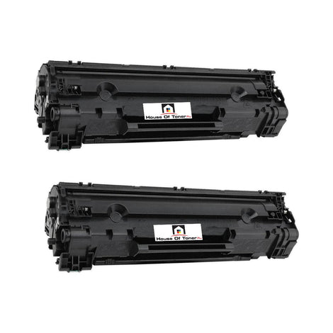 Compatible Toner Cartridge Replacement for HP CE278A (78A) Black (2.1K YLD) 2-Pack