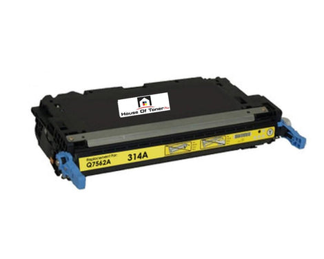 Compatible Toner Cartridge Replacement for HP Q7562A (314A) Yellow (3.5K YLD)