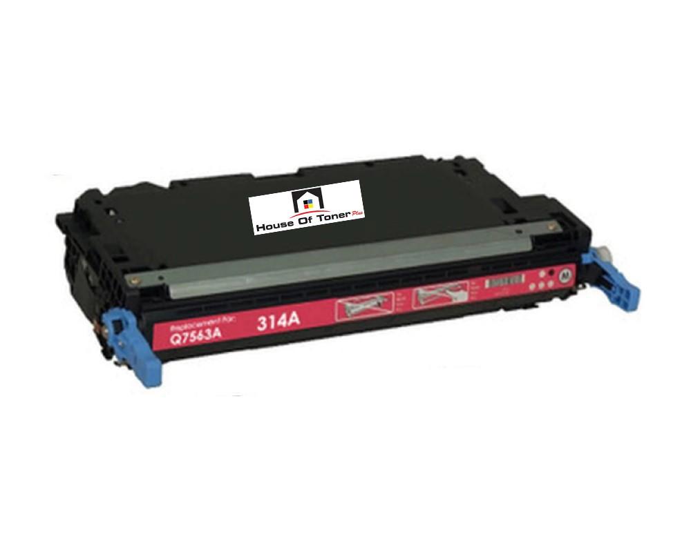 Compatible Toner Cartridge Replacement for HP Q7563A (314A) Magenta (3.5K YLD)