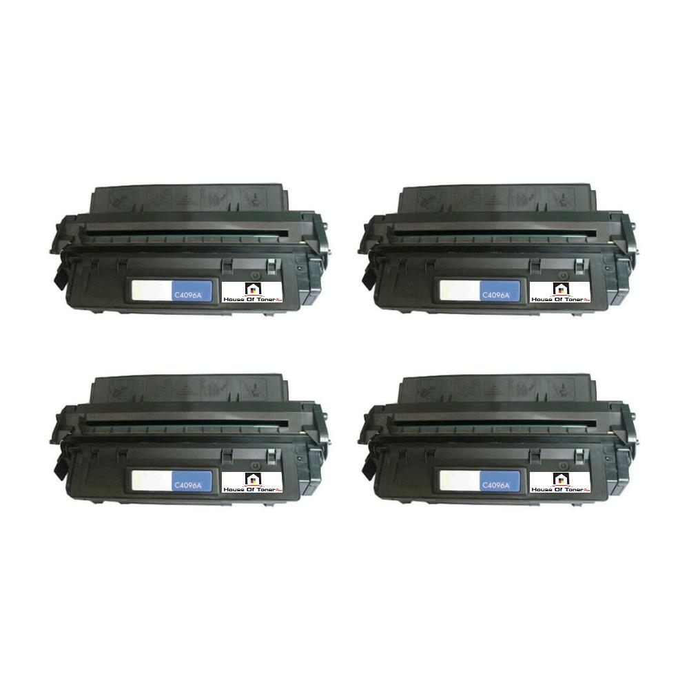 Compatible Toner Cartridge Replacement For HP C4096A (96A) Black (5K YLD) 4-Pack