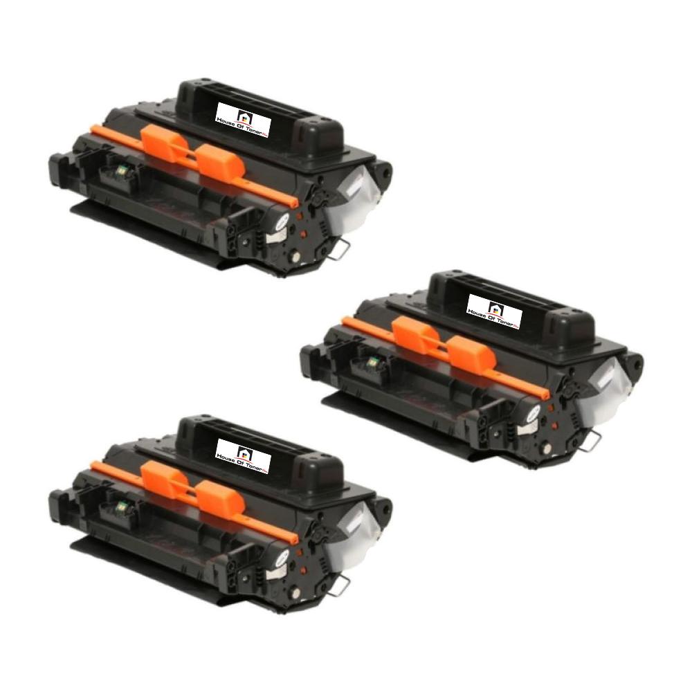 Compatible Toner Cartridge Replacement for HP CE390A (90A) Black (10K YLD) 3-Pack
