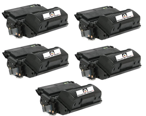 Compatible Toner Cartridge Replacement for HP Q5942X (42X) High Yield Black (20K YLD) 5-Pack