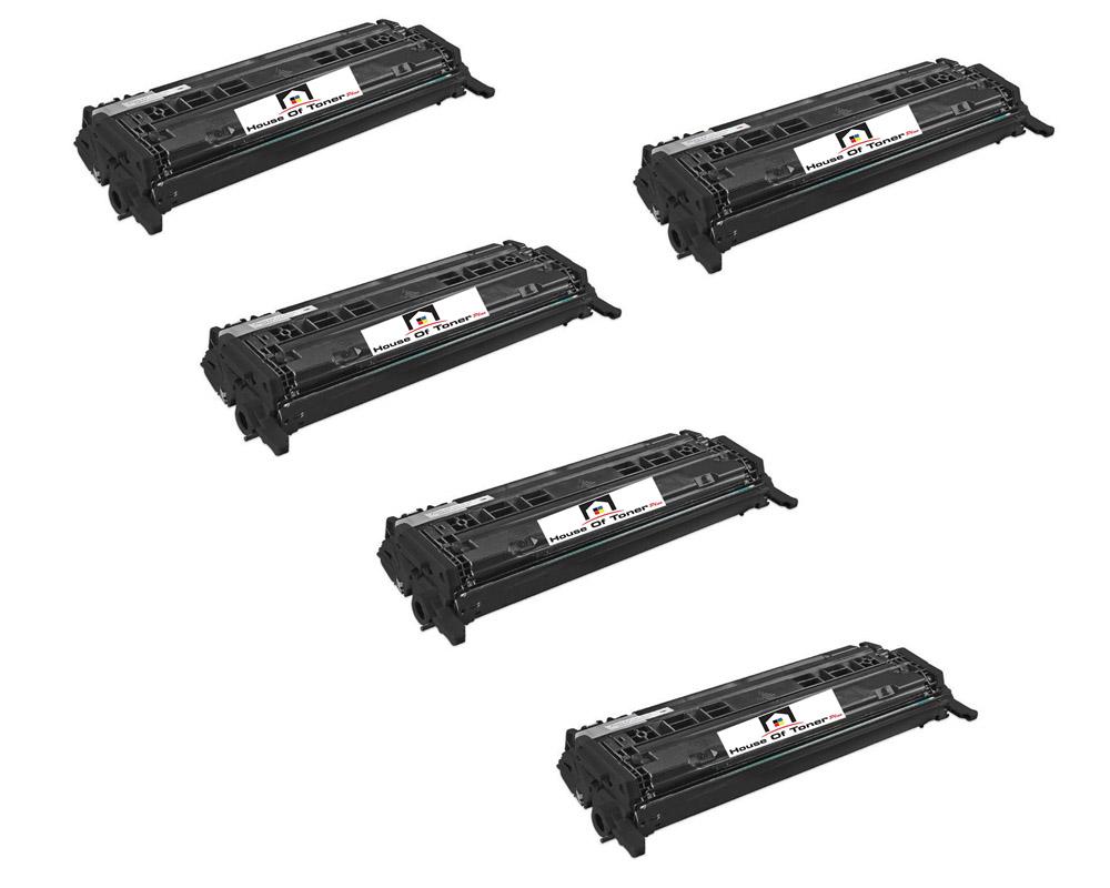 Compatible Toner Cartridge Replacement for HP Q6000A (COMPATIBLE) 5 PACK