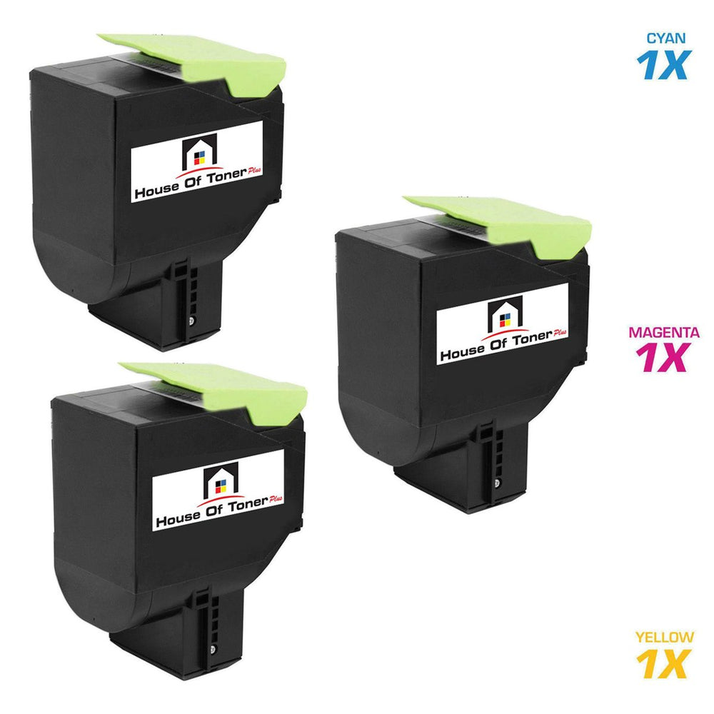 LEXMARK 1) 70C1HM0,1) 70C1HC0, 1) 70C1HY0 (COMPATIBLE) 3 PACK