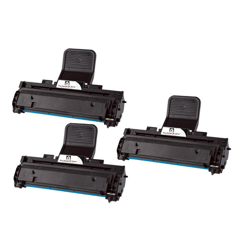 Compatible Toner Cartridge Replacement for SAMSUNG MLTD108S (MLT-D108S) Black (1.5K YLD) 3-Pack