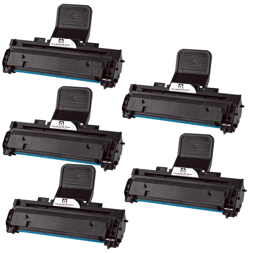 Compatible Toner Cartridge Replacement for SAMSUNG MLTD108S (MLT-D108S) Black (1.5K YLD) 5-Pack