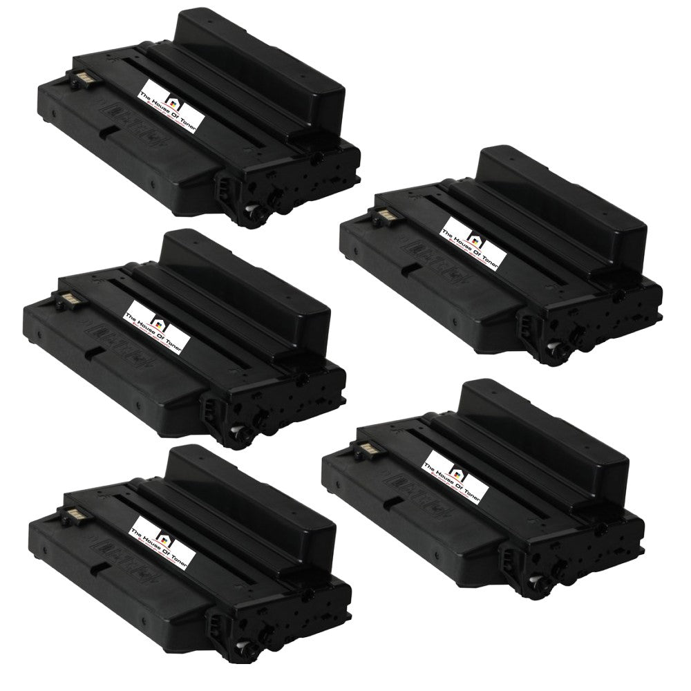 Compatible Toner Cartridge Replacement for  SAMSUNG MLTD205E (MLT-D205E) Extra High Black (10K YLD) 5-Pack