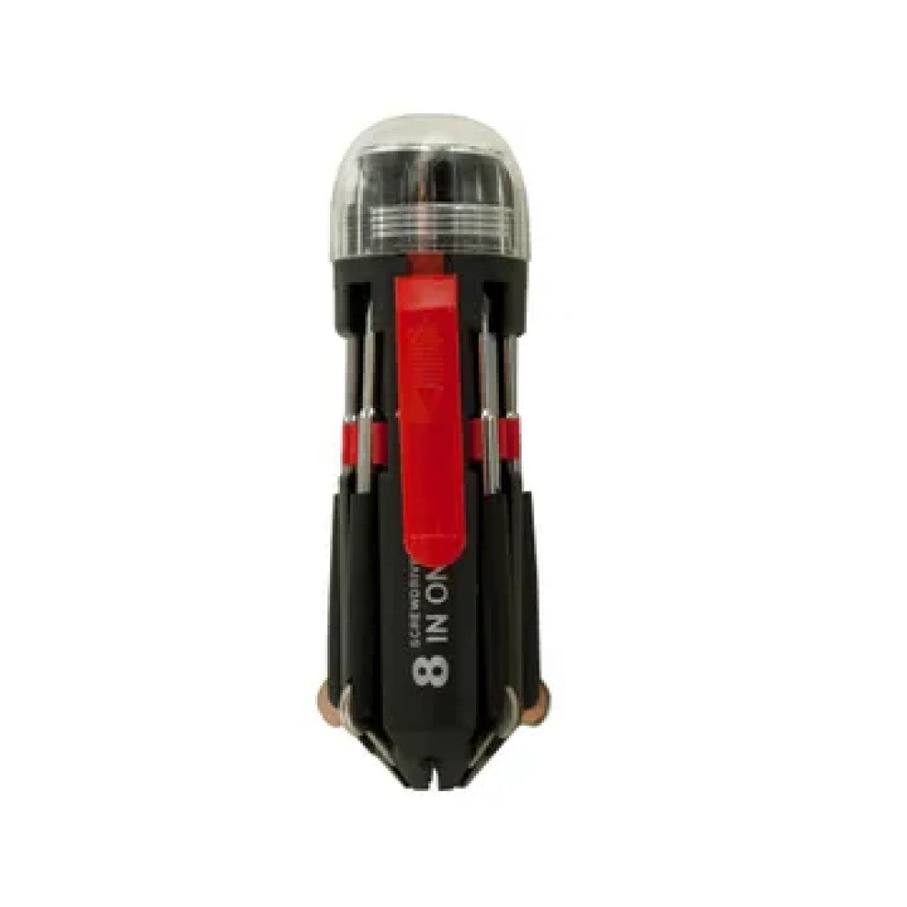 OF807 8-in-1 Multi-Screwdriver Flashlight Tool