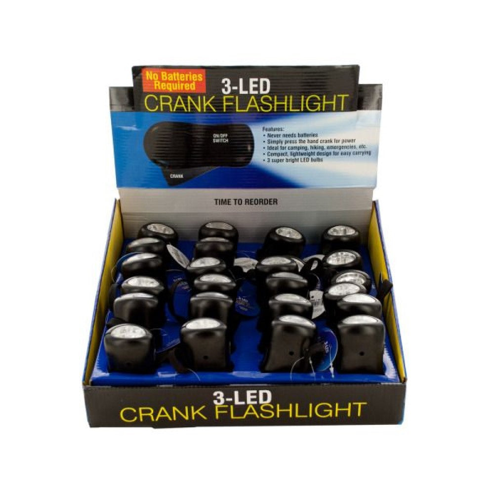 OL319 LED Crank Flashlight