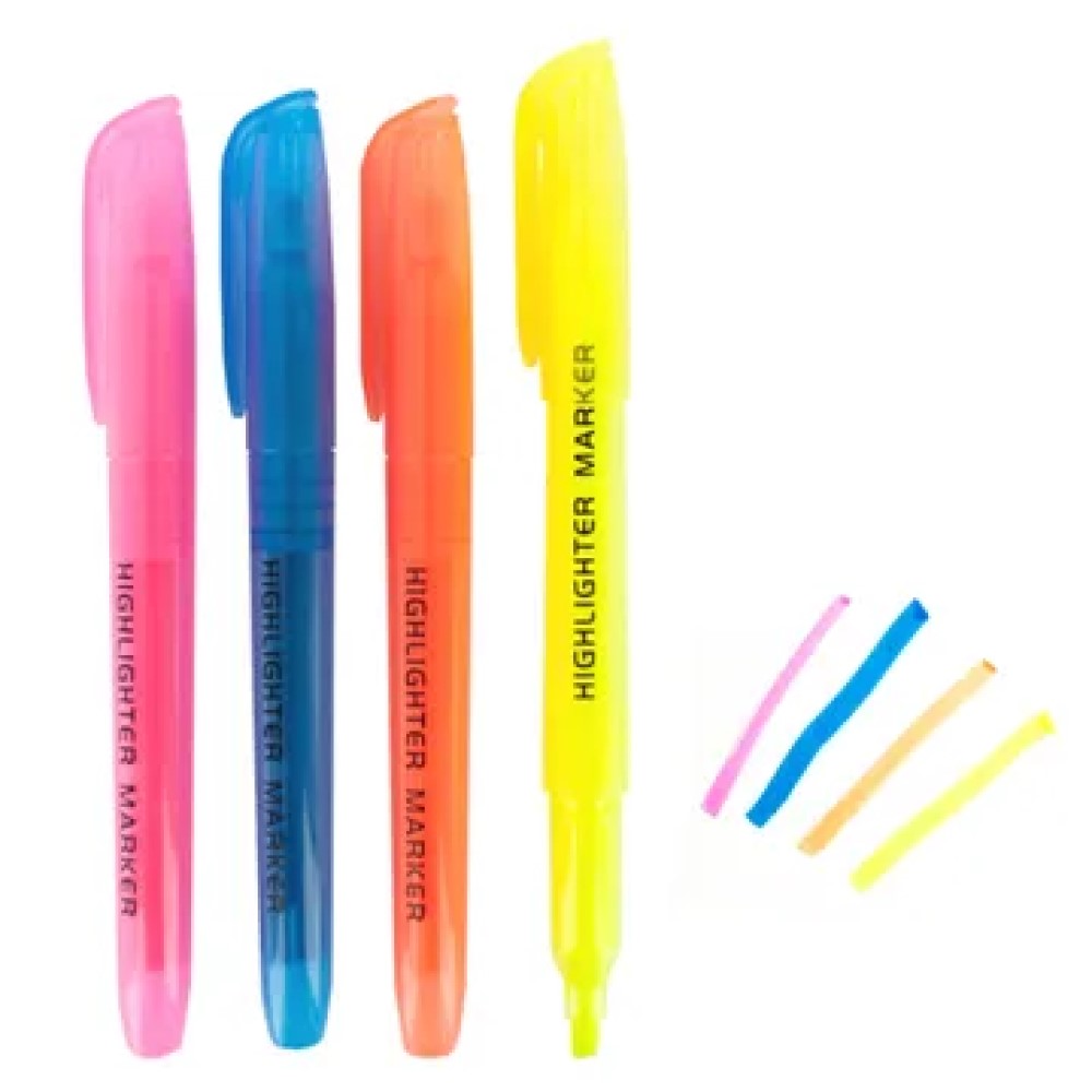 OR402 Quick-Drying Chisel Tip Highlighters Set