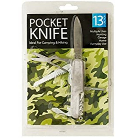 PK016 13 Function Pocket Tool Knife