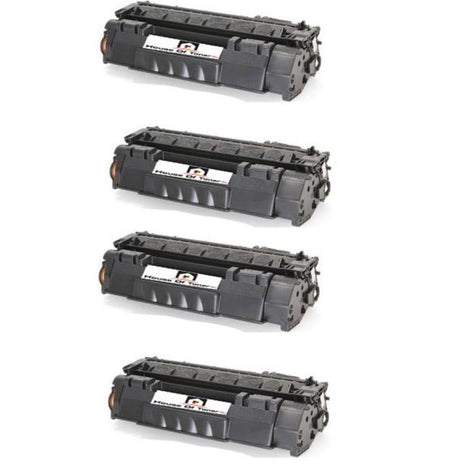 Compatible Toner Cartridge Replacement for HP Q5949A (Q7553A, 49A) Black (2.5K YLD) 4-Pack