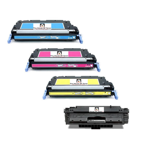 Compatible Toner Cartridge Replacement for HP Q7570A, Q7581A, Q7582A, Q7583A (70A- Black, 503A-Color) Black, Cyan, Yellow, Magenta (15K YLD- Black, 6K YLD-Color) 4-Pack
