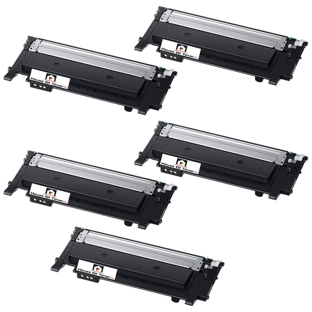 Compatible Toner Cartridge Replacement for SAMSUNG CLT-K404S (CLTK404S) Black (1.5K YLD) 5-Pack