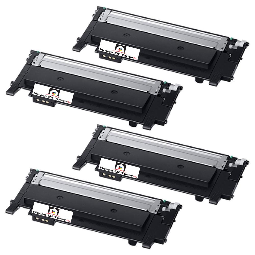 Compatible Toner Cartridge Replacement for SAMSUNG CLT-K404S (CLTK404S) Black (1.5K YLD) 4-Pack