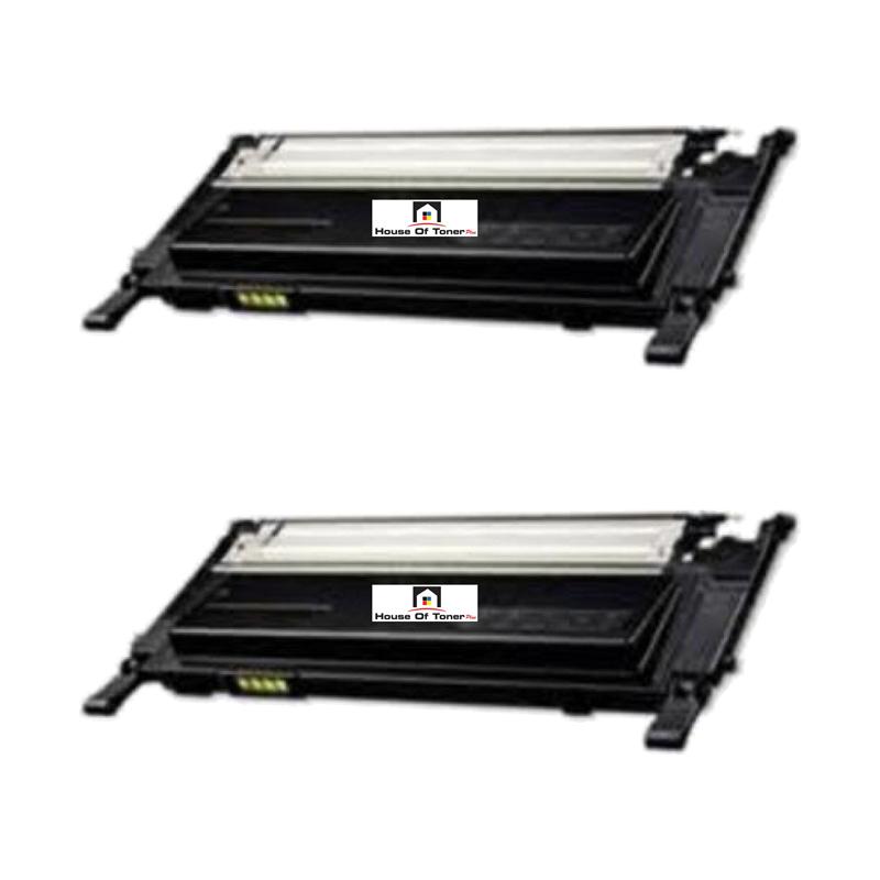 Compatible Toner Cartridge Replacement For SAMSUNG CLT-K407S (CLTK407S) Black (1.5K YLD) 2-Pack