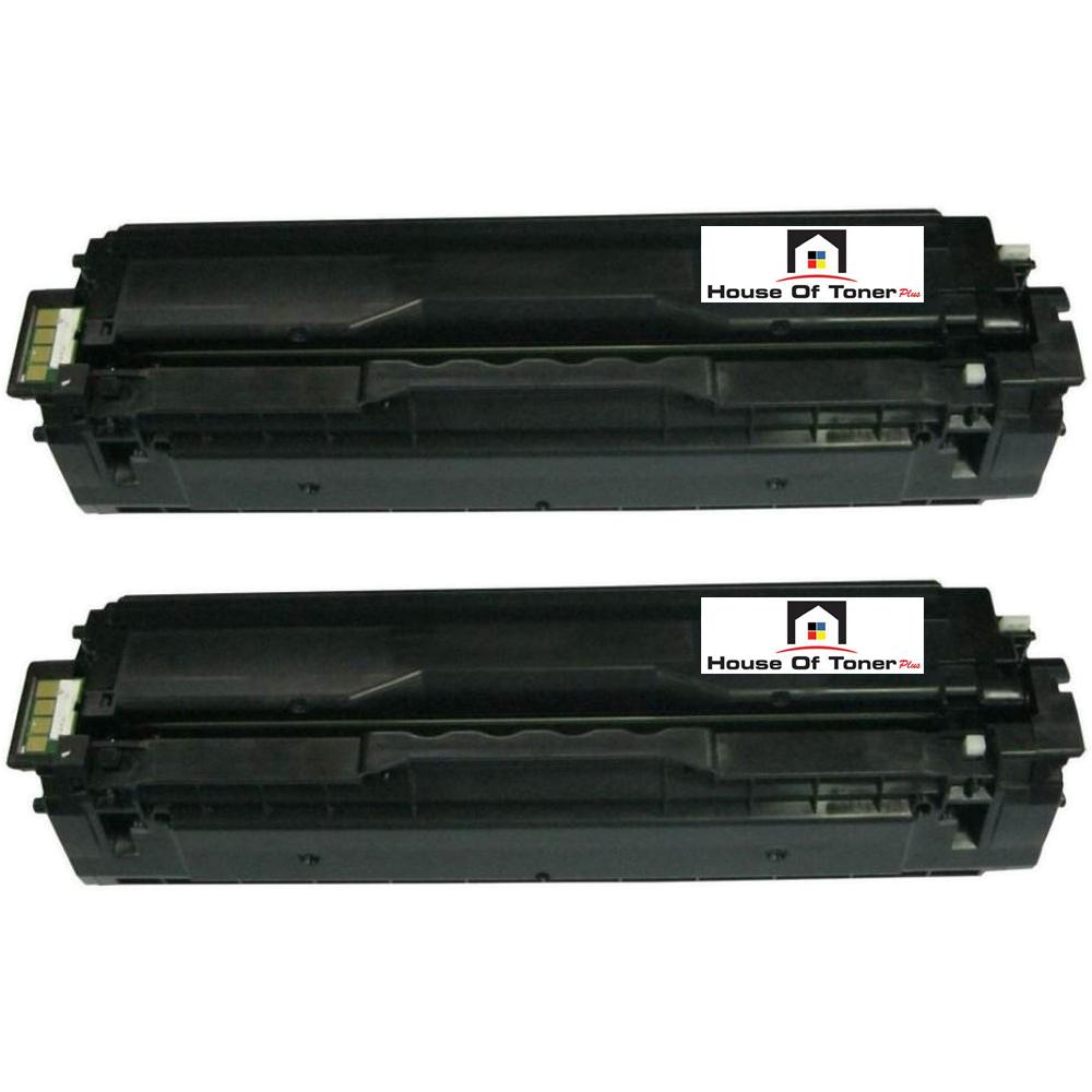 Compatible Toner Cartridge Replacement for SAMSUNG CLT-K504S (CLTK504S) Black (2.5K YLD) 2-Pack
