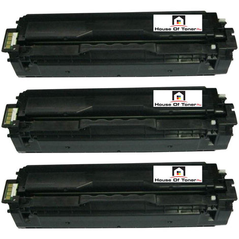 Compatible Toner Cartridge Replacement for SAMSUNG CLT-K504S (CLTK504S) Black (2.5K YLD) 3-Pack