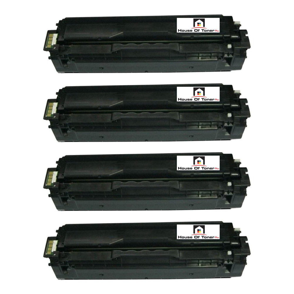 Compatible Toner Cartridge Replacement for SAMSUNG CLT-K504S (CLTK504S) Black (2.5K YLD) 4-Pack