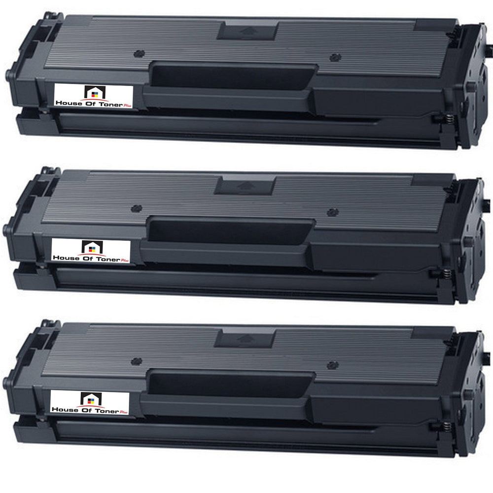 Compatible Toner Cartridge Replacement for  SAMSUNG MLTD111S (MLT-D111S) Black (1K YLD) 3-Pack