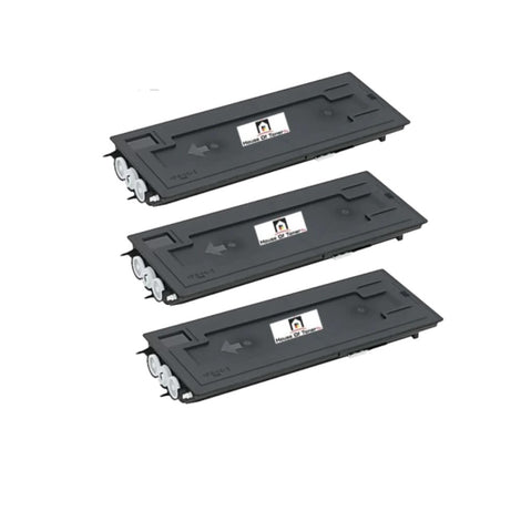 Compatible Toner Cartridge Replacement for Copystar 370AM010; 370AM011; 370AM016 (TK-411) Black (3-Pack)