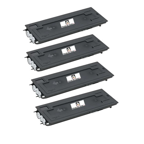Compatible Toner Cartridge Replacement for Copystar 370AM010; 370AM011; 370AM016 (TK-411) Black (4-Pack)