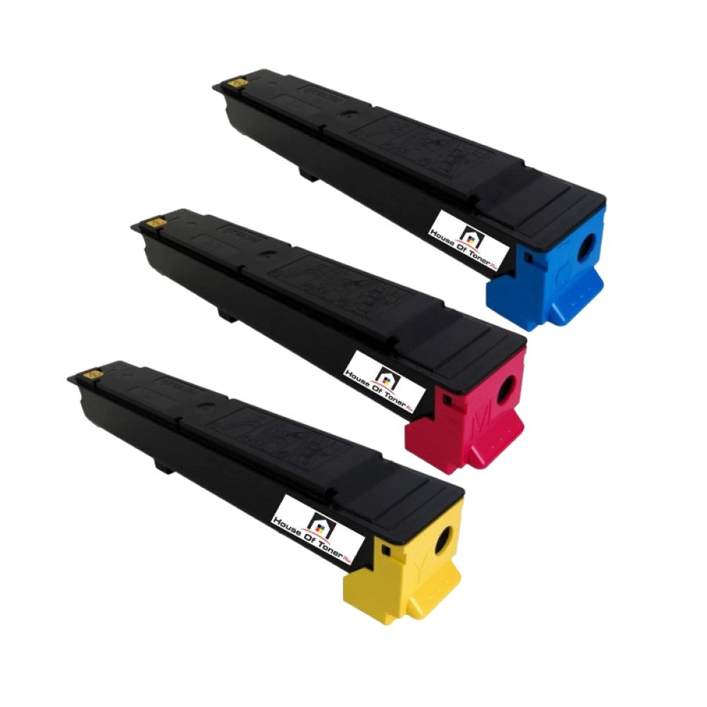 Compatible Toner Cartridge Replacement For Copystar 1T02R4CUS0; 1T02R4BUS0; 1T02R4AUS0 (TK-5197C; TK-5197M; TK-5197Y) Cyan; Magenta; Yellow (3-Pack)