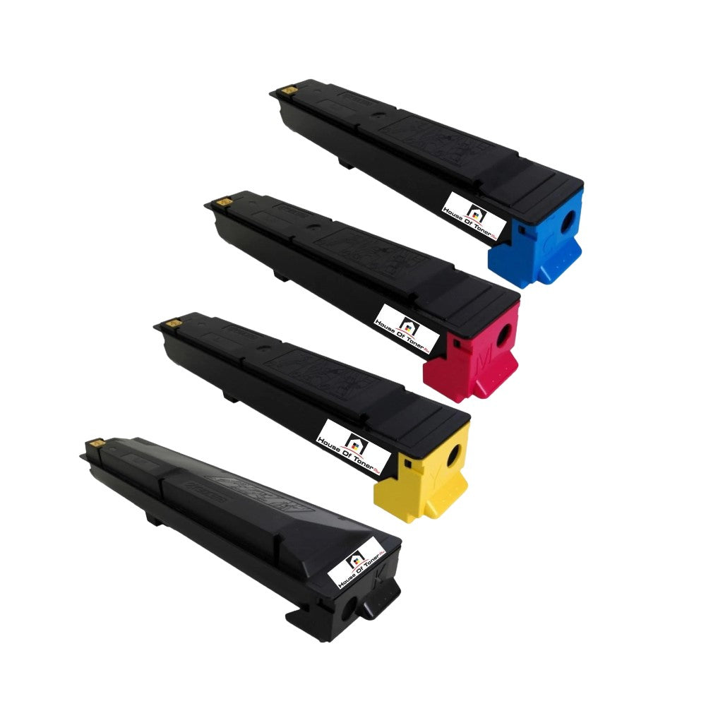 Compatible Toner Cartridge Replacement For Copystar 1T02R40US0; 1T02R4CUS0; 1T02R4BUS0; 1T02R4AUS0 (TK-5197K; TK-5197C; TK-5197M; TK-5197Y) Black; Cyan; Magenta; Yellow (4-Pack)
