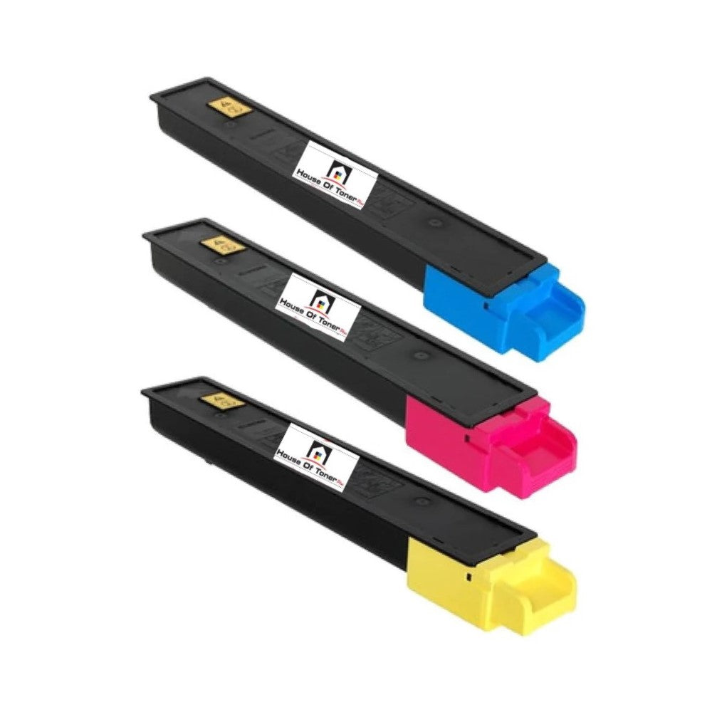 Compatible Toner Cartridge Replacement For Copystar TK8327C, TK8327Y, TK8327M (TK-8327C; TK-8327M; TK-8327Y) Cyan, Magenta, Yellow (3-Pack)