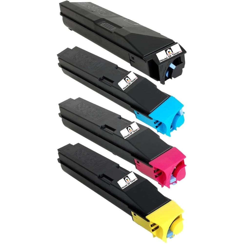 Compatible Toner Cartridge Replacement For Copystar TK8507K; TK8507C; TK8507M; TK8507Y (TK-8507K; TK-8507Y; TK-8507M; TK-8507C) Black, Cyan, Magenta, Yellow (4-Pack)