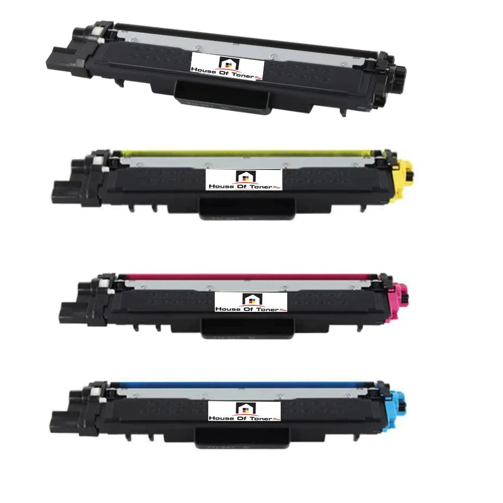 Compatible Toner Cartridge Replacement for BROTHER TN227C; TN227M; TN227Y; TN227BK (TN-227C; TN-227M; TN-227Y; TN227BK) High Yield Cyan, Magenta, Yellow, Black (4-Pack)